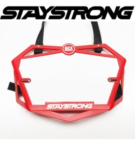 Staystrong BMX Race Numberplate